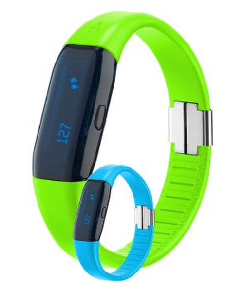 Trisa Electronics 1882.0300 Wireless Wristband activity tracker Blue,Green activity tracker