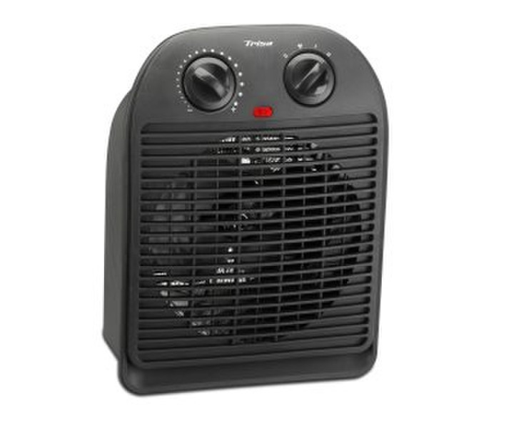Trisa Electronics Compact Heat Floor,Window 2000W Black Fan