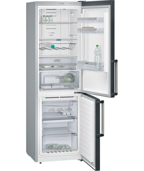Siemens KG36NXX40 freestanding 234L 86L A+++ Black,Silver,Stainless steel fridge-freezer