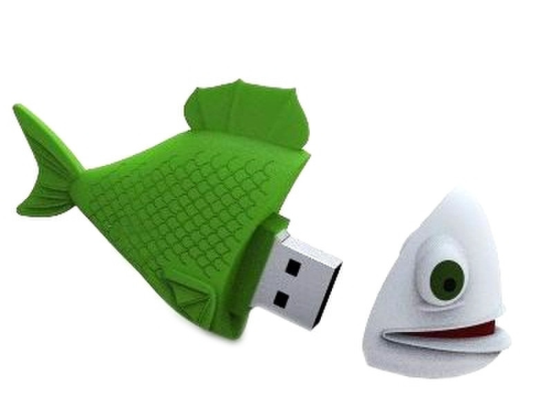Iconik Рыба 16GB 16GB USB 2.0 Type-A Green,White USB flash drive