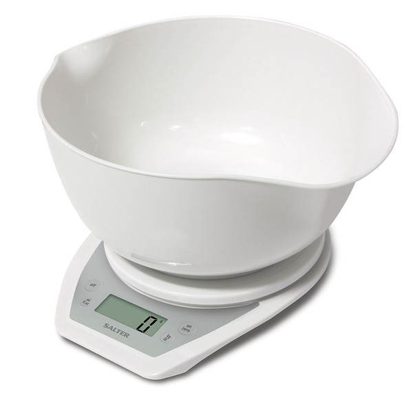 Salter 1024 WHDR Настольный Electronic kitchen scale Белый кухонные весы