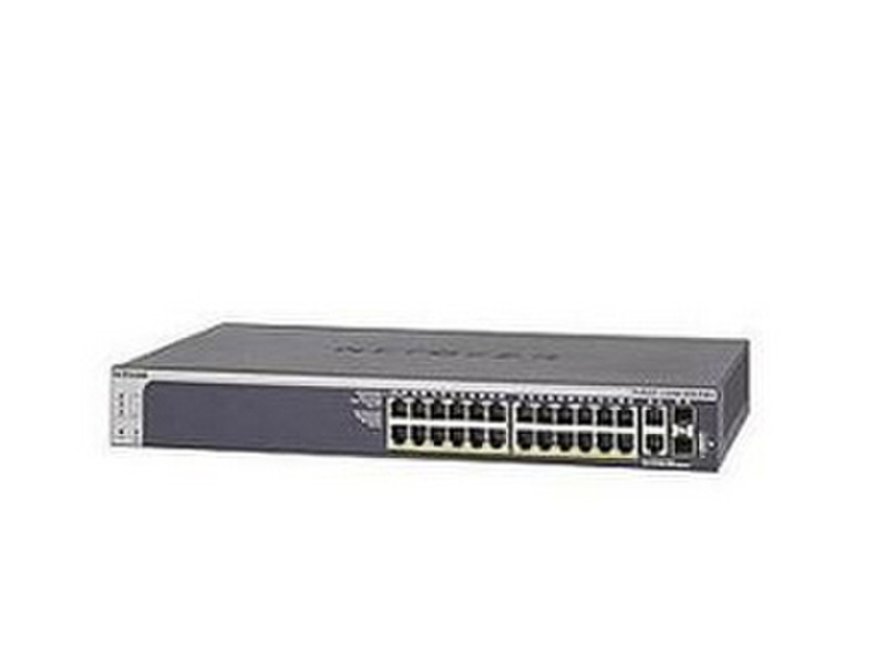 Netgear S3300-28X-PoE+ L2/L3 10G Ethernet (100/1000/10000) Energie Über Ethernet (PoE) Unterstützung Schwarz