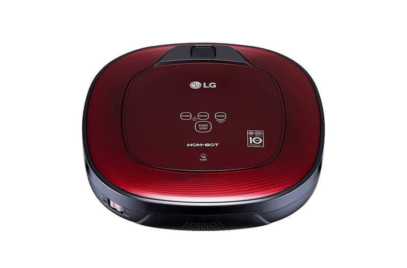 LG VR62701LVM Bagless 0.6L Red robot vacuum