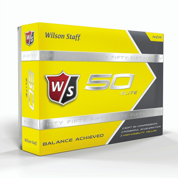 Wilson Sporting Goods Co. WGWP25700 12шт Желтый мяч для гольфа