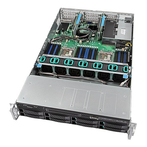 Intel R2308WTTYS Intel C610 LGA 2011-v3 2U Черный, Cеребряный server barebone система