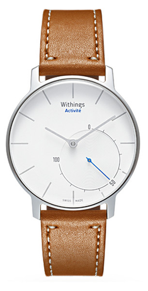 Withings Activité Wristband activity tracker Analog Kabellos Silber