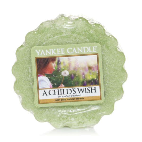 Yankee Candle A Childs Wish Квадратный Цветок Зеленый 1шт восковая свеча