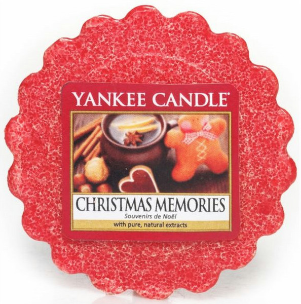 Yankee Candle Christmas Memories Круглый Красный 1шт восковая свеча