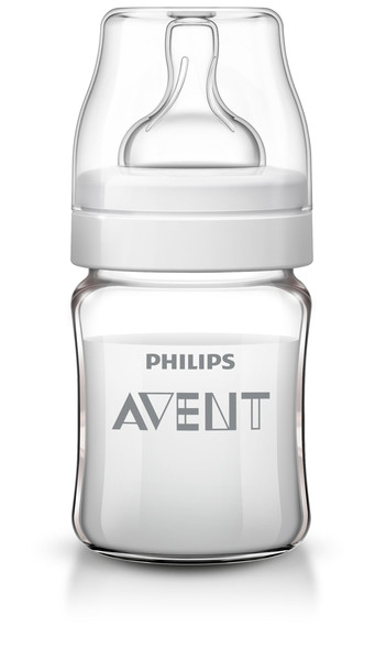 Philips AVENT SCF645/17 125ml Glass Translucent,White feeding bottle