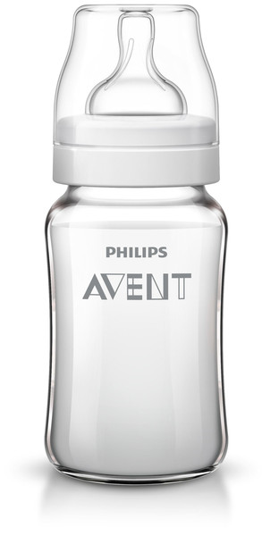 Philips AVENT SCF647/17 240ml Glass Translucent,White feeding bottle