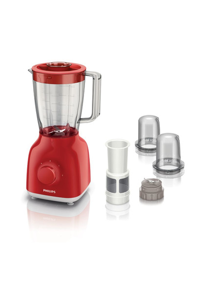 Philips Daily Collection HR2104/53 Tabletop blender 1.5L 400W Red blender