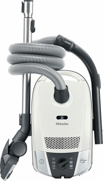 Miele Compact C2 Allergy Cylinder vacuum 3.5L 700W A Black,White