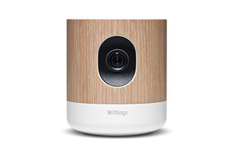 Withings Home IP security camera Innenraum Holz