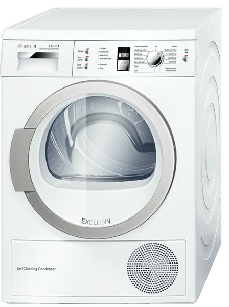 Bosch WTW86383NL freestanding Front-load 7kg A++ White tumble dryer