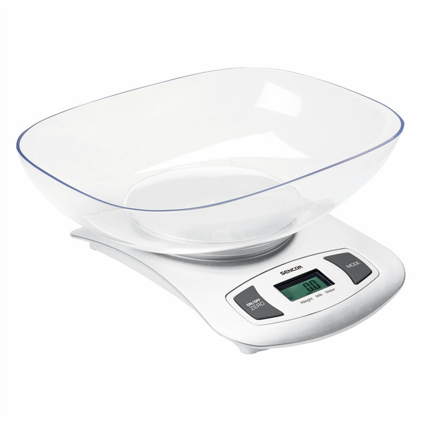 Sencor SKS 4001WH Electronic kitchen scale Weiß Küchenwaage