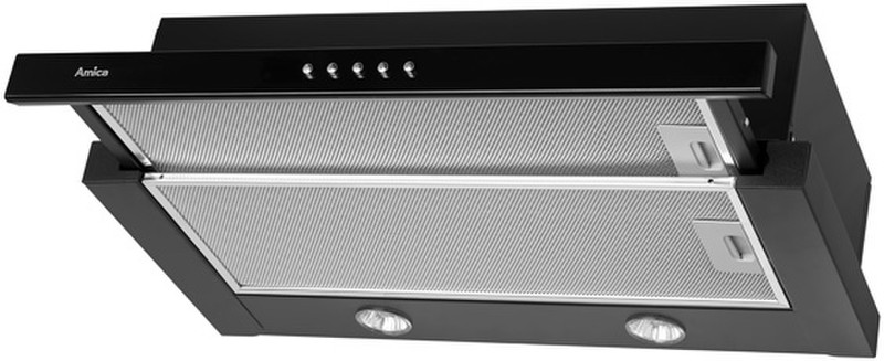 Amica OTC612B Built-under 300m³/h Black cooker hood