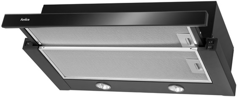 Amica OTC613BG Built-under 420m³/h Black cooker hood