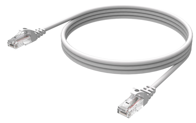 Vision Cat6 UTP, 15m 15m Cat6 U/UTP (UTP) White networking cable