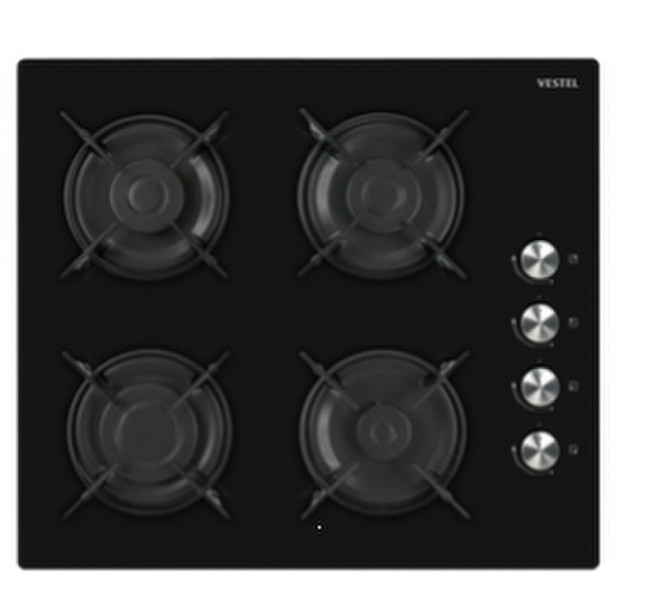 Vestel AOB-6014 built-in Gas Black hob