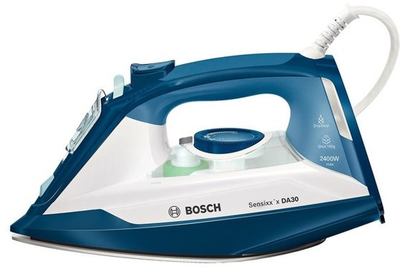 Bosch TDA3024020 Dry & Steam iron 2400W Blau, Weiß Bügeleisen