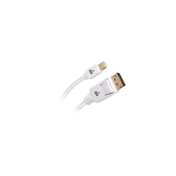 iogear G2LMDPDP02 1.8м Mini DisplayPort DisplayPort Белый DisplayPort кабель