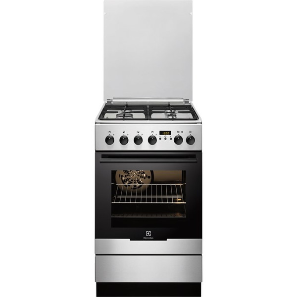 Electrolux EKK54554OX Freistehend Gas hob A Schwarz, Edelstahl Küchenherd