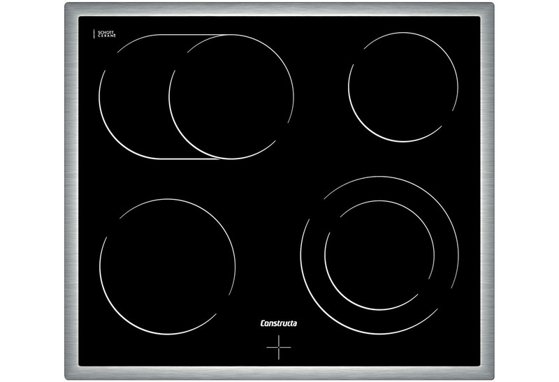 Constructa CM323052 built-in Ceramic Black,Stainless steel hob
