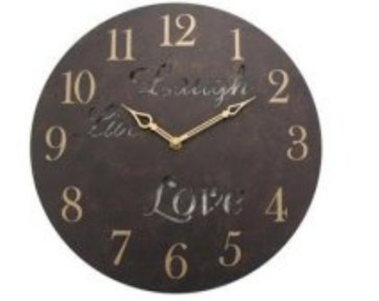 Geneva Clock Company 04310G Quartz wall clock Круг Коричневый настенные часы