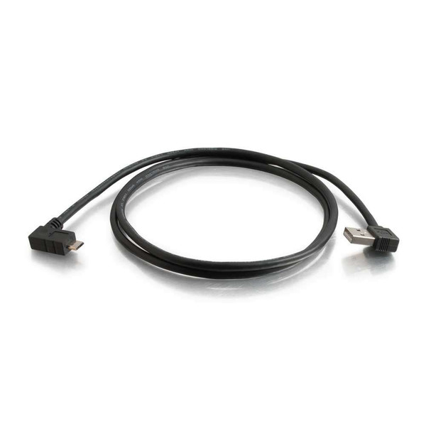C2G 81704 1м USB A Micro-USB B Черный кабель USB