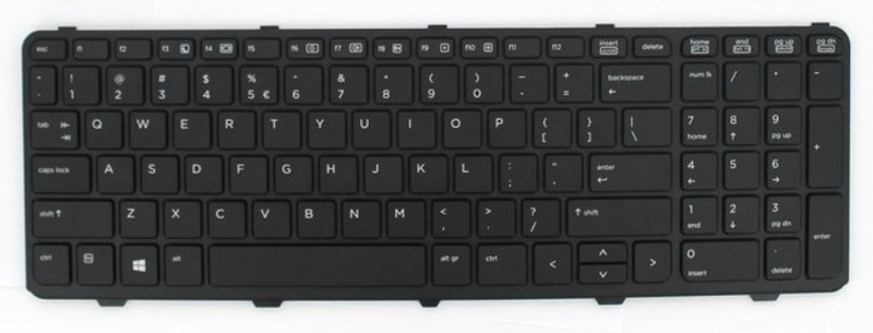 HP 768787-BG1 Keyboard запасная часть для ноутбука