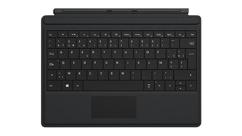 Microsoft Surface 3 Type Cover Microsoft Cover port AZERTY Бельгийский, Французский Черный