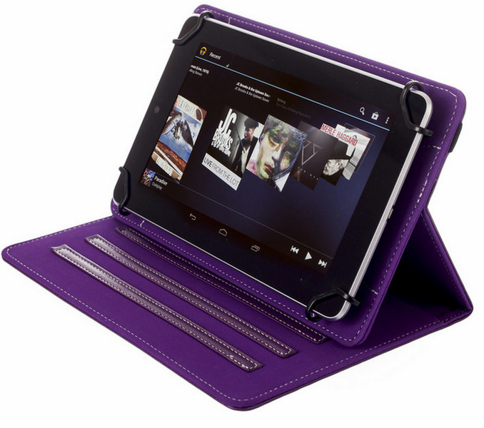 Kyasi KYSCUN910C1 10Zoll Blatt Violett Tablet-Schutzhülle