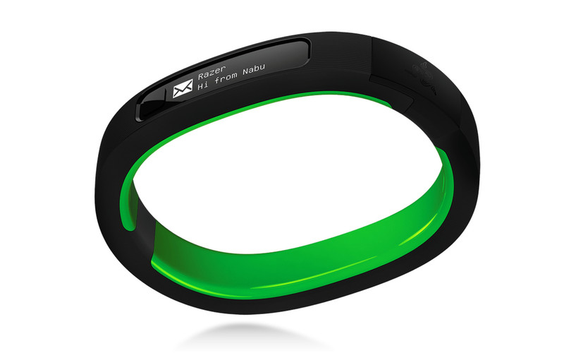 Razer Nabu Wristband activity tracker OLED Беспроводной IP54 Черный, Зеленый