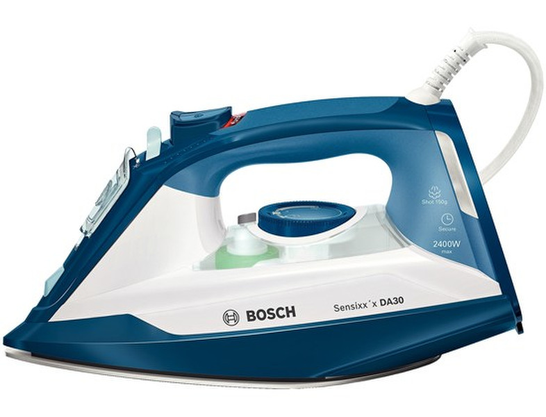 Bosch TDA3024110 Steam iron 2400Вт Синий, Белый утюг