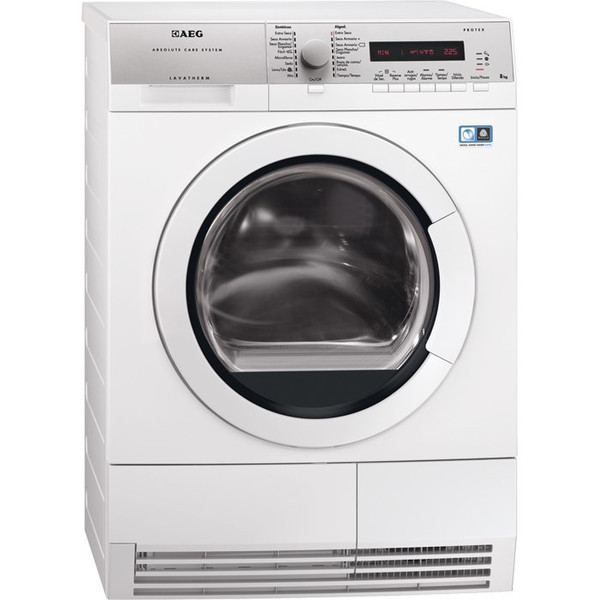 AEG T76789IH3 freestanding Front-load 8kg A++ White tumble dryer