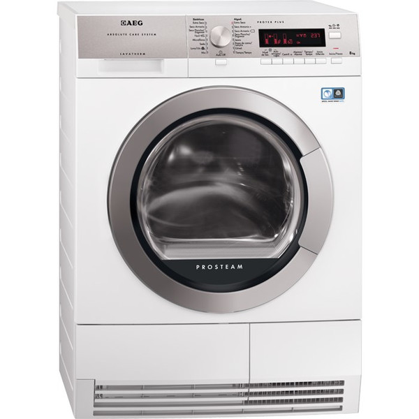 AEG T87685IH3 freestanding Front-load 8kg A+++ White tumble dryer