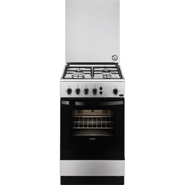 Zanussi ZCG510G1XA Отдельностоящий Gas hob Нержавеющая сталь кухонная плита