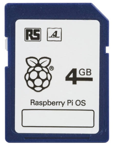 Raspberry Pi 763-1030 4GB SD memory card