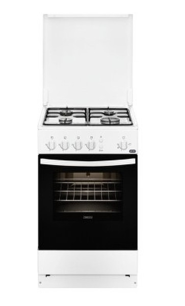 Zanussi ZCG210J1WA Freestanding Gas hob White cooker