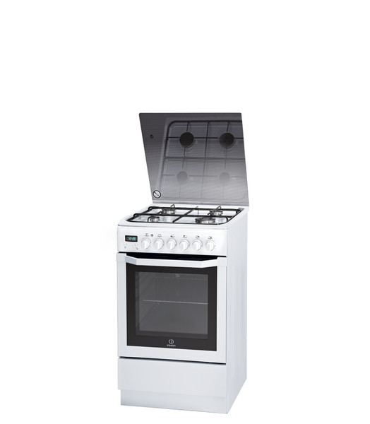 Indesit I5GMH5AG(W) U Freestanding Gas hob White cooker