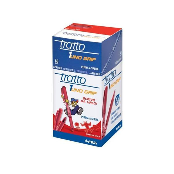 Tratto 1 Grip Red 50pc(s)
