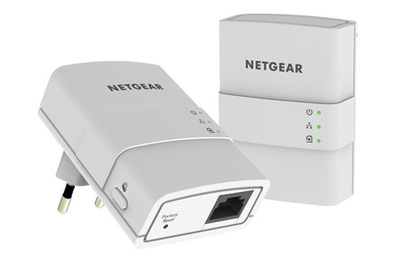 Netgear XAVB5221-100PES 500Мбит/с Подключение Ethernet Белый 2шт PowerLine network adapter