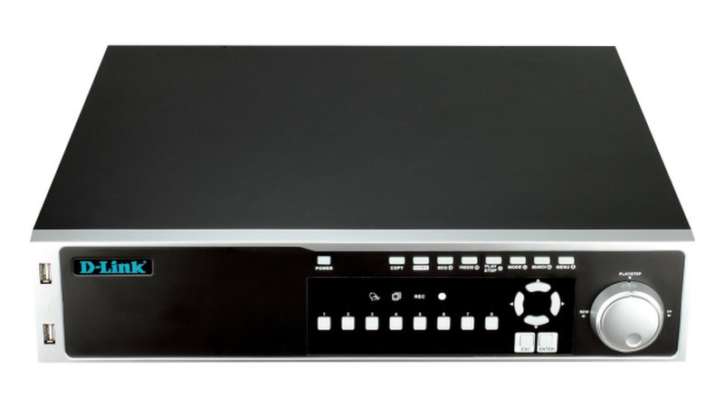 D-Link DNR-2060-08P Black digital video recorder
