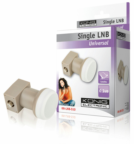 König KN-LNB-S10 LNB (low noise block downconverter)