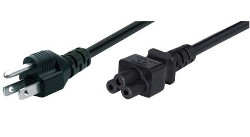 Tecline 35902US 1.8m C5 coupler Black power cable