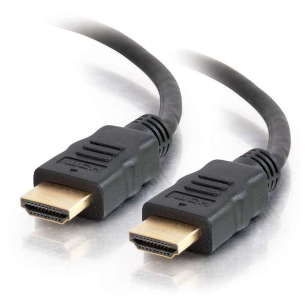 C2G 1.5ft, HDMI - HDMI 0.45м HDMI HDMI Черный HDMI кабель