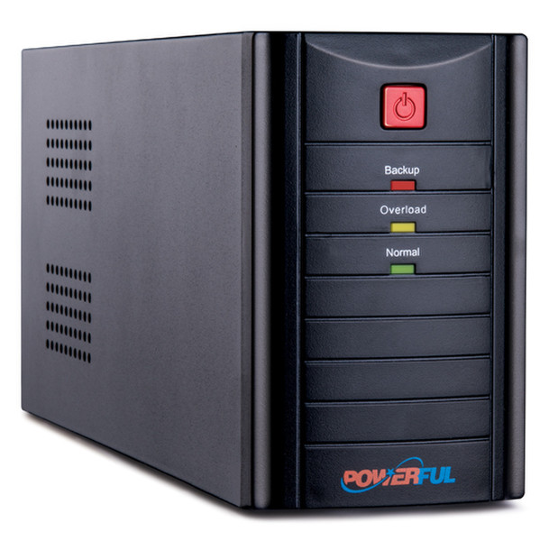 Powerful PL-800 Line-Interactive 800VA 2AC outlet(s) Mini tower Black uninterruptible power supply (UPS)