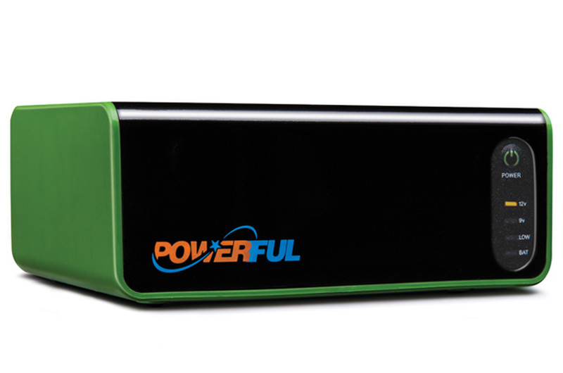 Powerful PM-0912 Компактный Черный, Зеленый источник бесперебойного питания
