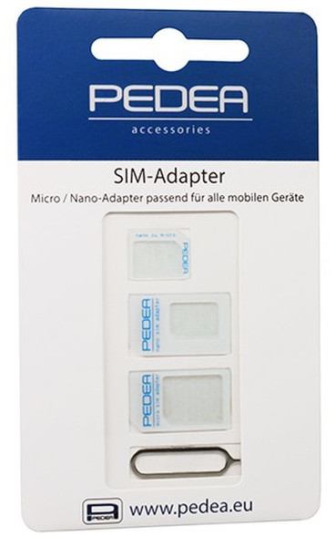 PEDEA 60080000 SIM card adapter SIM-/Memory-Card-Adapter