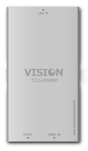 Vision TC2-HDMIIPTX AV transmitter Weiß Audio-/Video-Leistungsverstärker